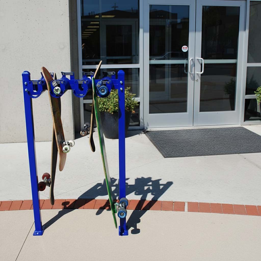 Skateboard Lock Rack