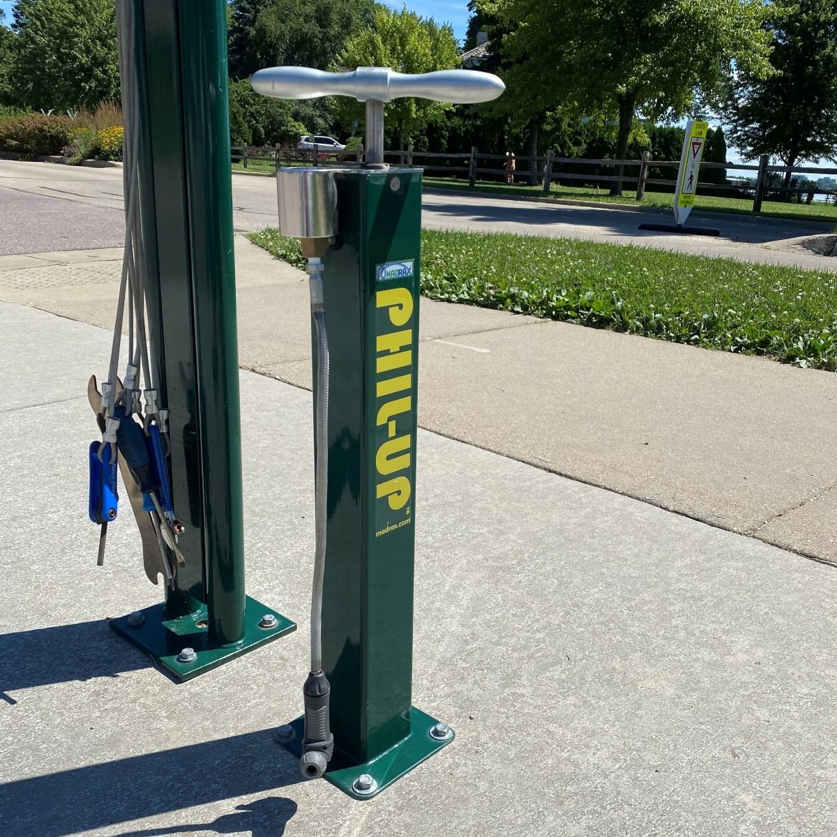 Phil-Up Public Bike Pump
