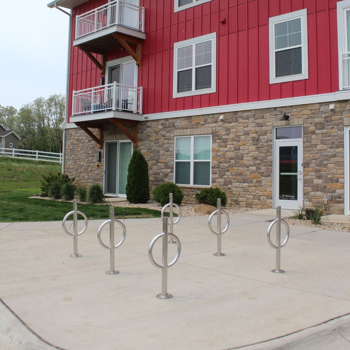 Post and Ring Bike Rack