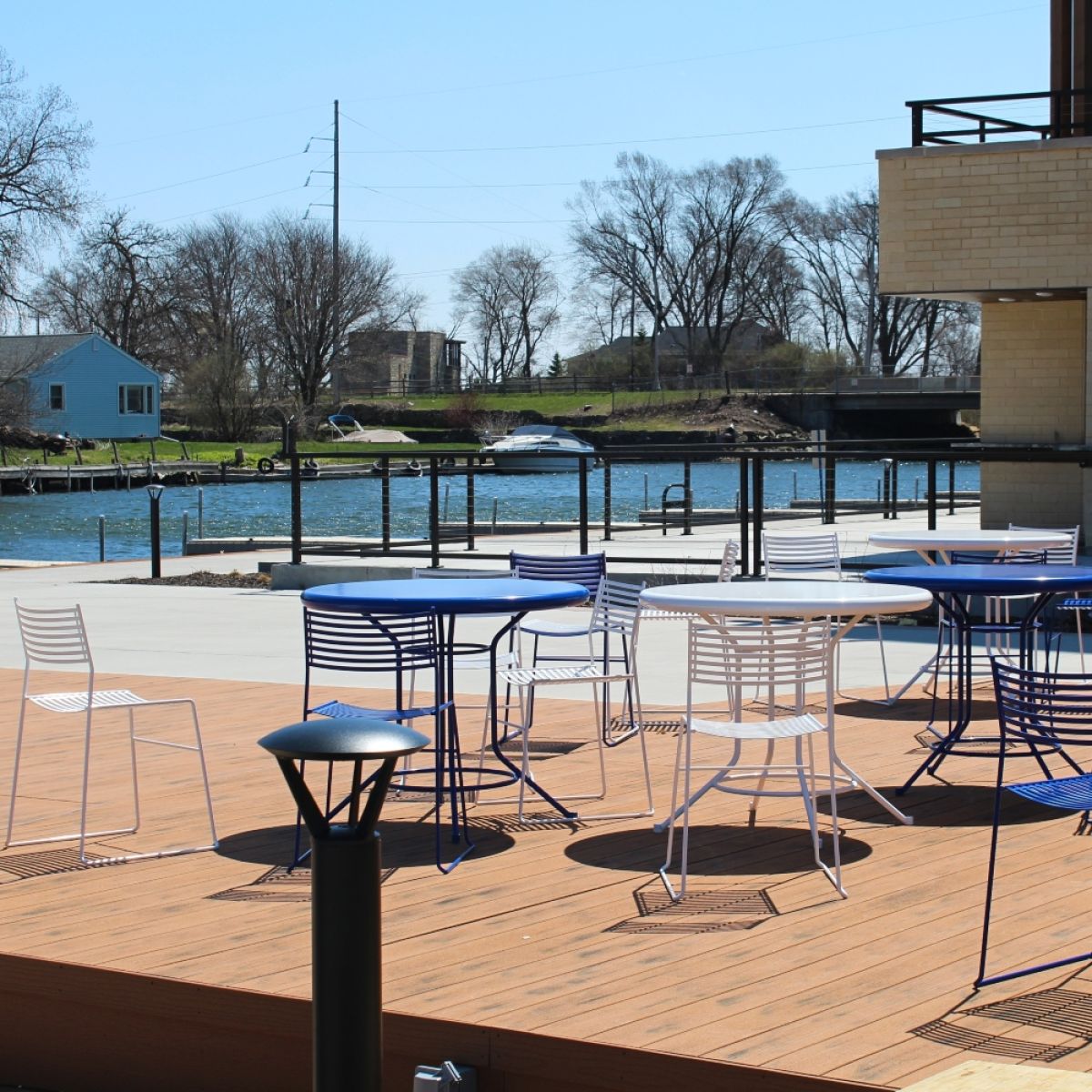 Cafe Table - CFT-RD-P shown with Terrace Chair - TEC