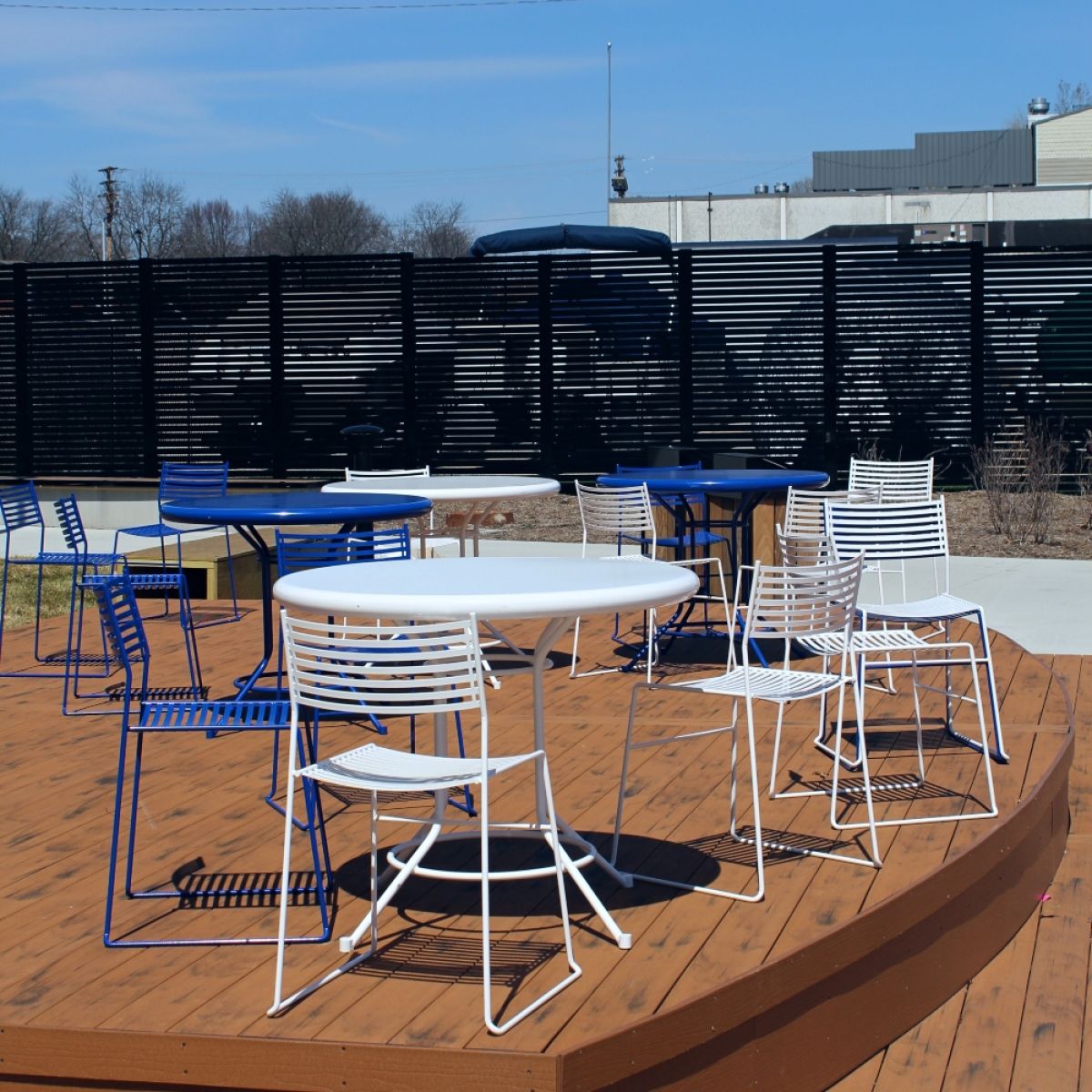 Cafe Table - CFT-RD-P shown with Terrace Chair - TEC