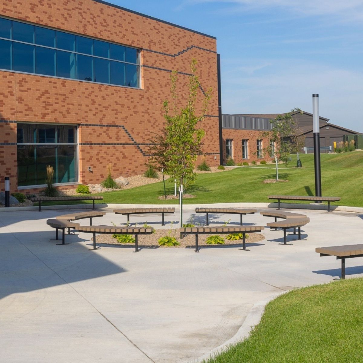 Olbrich Curved Bench