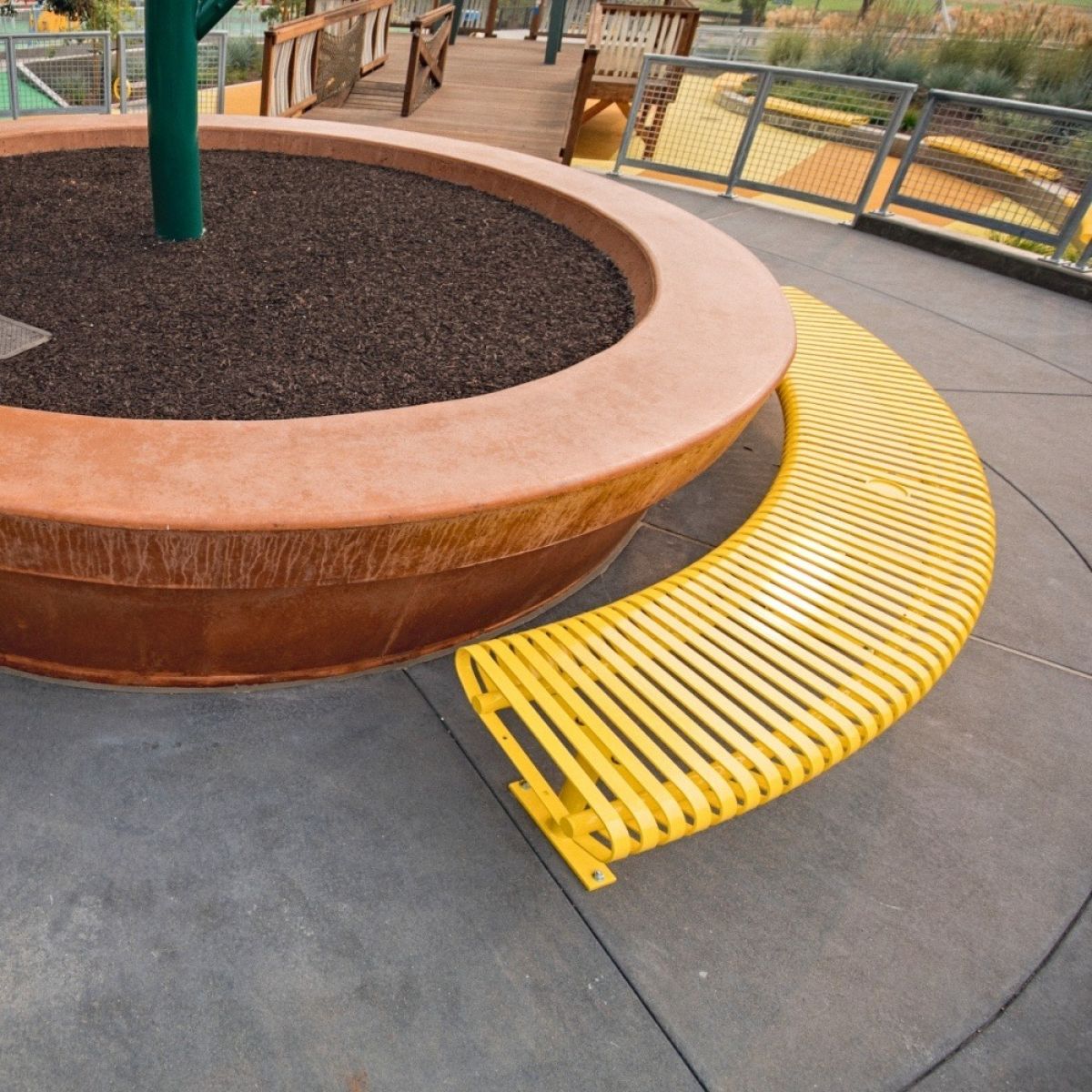 Carnival Curved Bench