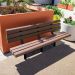 Walden II Bench - End Arm Rests Option (2 Armrests Total) - e-Steele