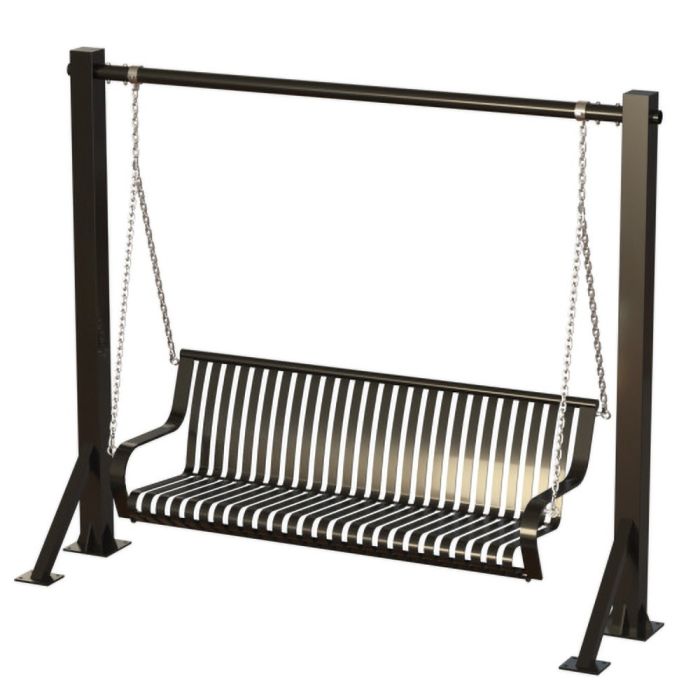Carnival Swing Bench - CRBS-6-VS-SF-P