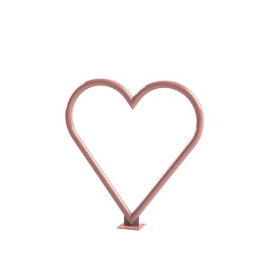 Heart Theme Bike Rack - #THR-HEART-2-SF-P