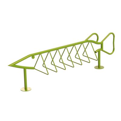 Muskie Theme Bike Rack - #THR-MUSKIE-8-SF-P