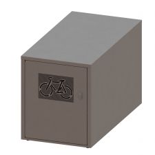 ML1-1-PDB-P - Madlocker steel bike locker with perforated 'bike' door