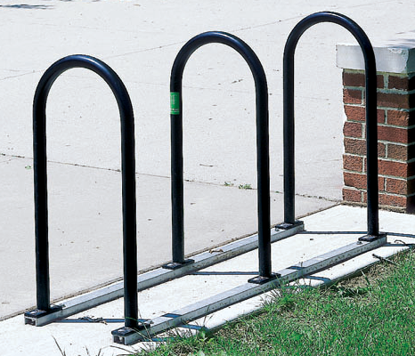 Bike Rack on Rails