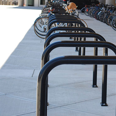 nverted u bicycle racks