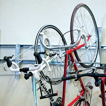 vertical bike racks