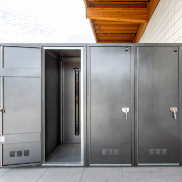 bike lockers